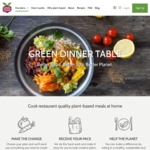 Green Dinner Table