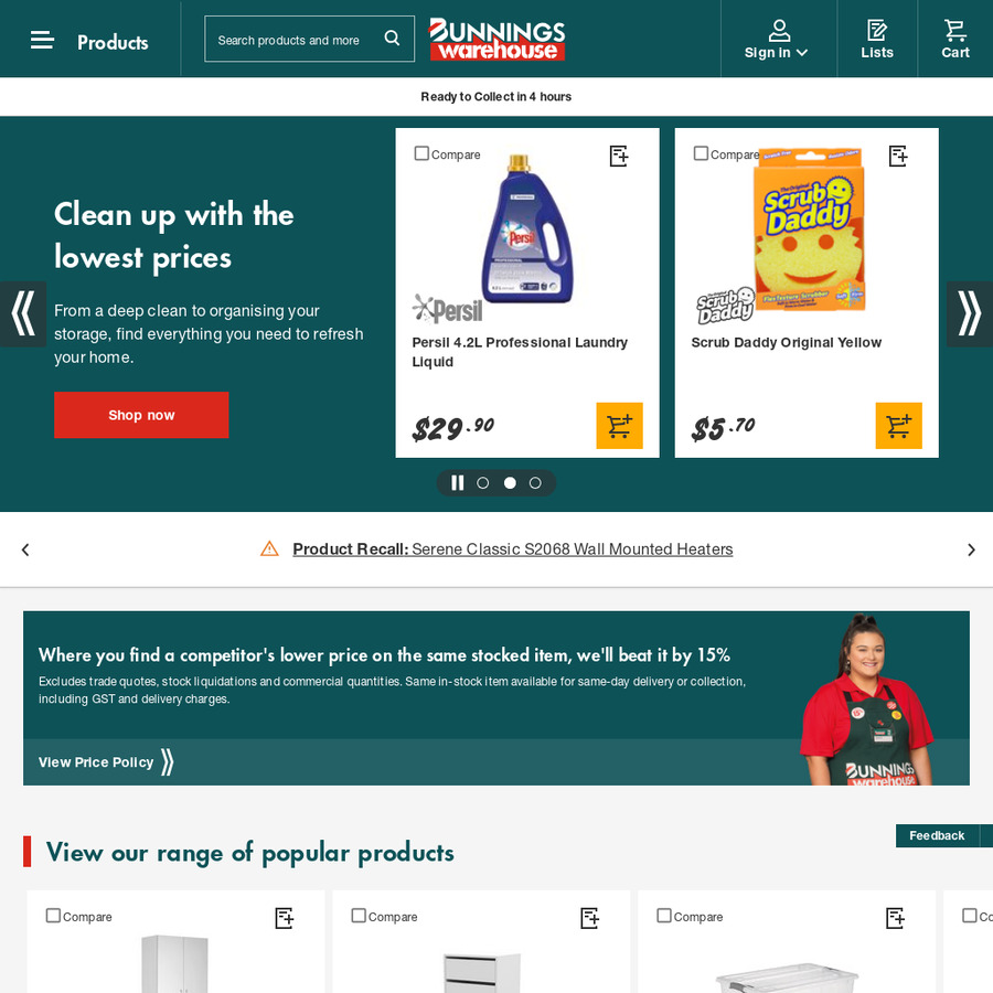 CSC Buying Group Discount on Ryobi Products Bunnings ChoiceCheapies