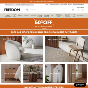 Freedom furniture deals sale