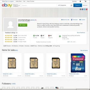 eBay Australia sinceritytradingau