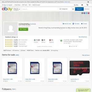 eBay US courtesytrading