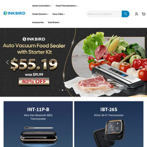 50%  page coupon for Inkbird wifi meat thermoemter with 4
