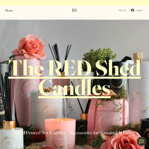 theredshedcandles.com