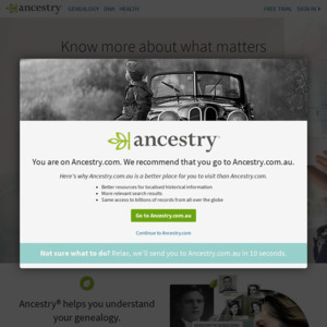 ancestry world explorer $1 for 3 months