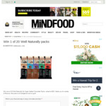 Win 1 of 20 Well Naturally Packs from Mindfood