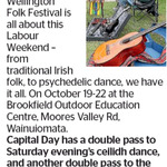 Win a Double Pass to Wellington Folk Festival's Ceilidh Dance from The Dominion Post