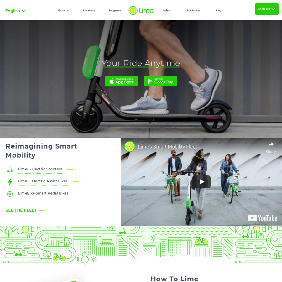 Free 3 x 1 Credits for Use on Lime Electric Scooters Lime Bike