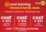 F&F: Cost +5% TVs, Whiteware, Cellular, Computers, Smart Home; Cost +7.5% Deals Storewide (Exclusions Apply) @ Noel Leeming