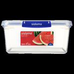 50% off Sistema Klip It+ Container Range: Square Container 3.5L 1pk $5.79 (Club Card Required) @ New World South Island