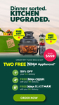 50% off First Order + Receive Free Ninja CRISPi on 4th Delivery, & Free Ninja Blast Max on 8th Delivery @ My Food Bag