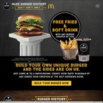 Free Fries and Soft Drink with Create Your Taste Burger @ McDonald's