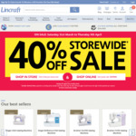 Lincraft - 40% off Everything Store Wide or Online @ Lincraft (Exclusions Apply)