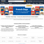 "French Days": 10€ OFF Purchase with a Minimum Spend of 50€ for Eligible Purchases @ Amazon France