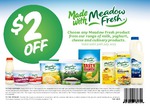 $2 off Any Meadow Fresh Product (Countdown, New World, Pak 'N Save)