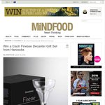 Win a Eisch Finesse Decanter Gift Set (Worth $265) from Mindfood