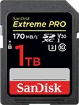 SanDisk 1TB Extreme PRO SD Card $262.37 Shipped (was $428) @ Amazon Au