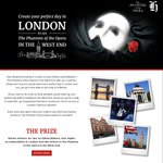 Win Return Flights for 2 to London, 4nts Hotel, 2 Tix to Phantom of The Opera from The NZ Herald
