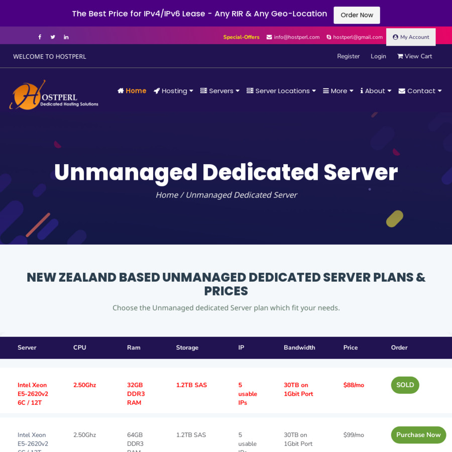 Self Managed Dedicated Servers NZ 170 Mo Auckland New Zealand Self managed dedicated servers nz 170 mo auckland new zealand