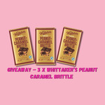 Win 3 x blocks of Whittaker’s Peanut & Caramel Brittle from Focus mag