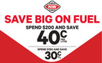 [Wellington] $0.40/L off Fuel with $200 Spend, $0.30/L off Fuel with $150 Spend (Excl. Apply) @ New World (Participating Stores)