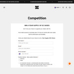 Win a Year Supply of DC Shoes from DC Shoes