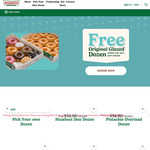 [Auckland] Free Original Glazed Dozen with Any Full-Priced Dozen Purchased @ Krispy Kreme (in-Store & Online)