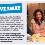 Win a Double Pass to See The Kiwa Quartet from The Dominion Post (Wellington)