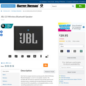 jbl go 2 harvey norman