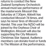 Win 1 of 2 Double Passes to Messiah from The Dominion Post (Wellington)