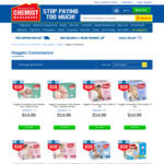 Huggies Convenience Nappy Packs (14-28pk) - 2 for $18 (Usually $14.99 Per Pack) @ Chemist Warehouse (Instore & Online)