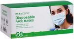 Maxcare Disposable 3 Ply Face Mask 50 Pack $0.01 + Shipping ($0/$3 CC/ $0 in-Store) + More @ The Warehouse
