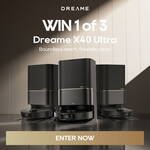 Win 1 of 3 Dreame X40 Ultra from Dreame