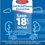 $0.18 off Per Litre (All Grades) @ NPD (Select Christchurch Locations)