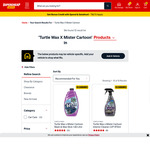 Turtle Wax Mr. Cartoon Wash/Wax 1.42l $10 (Was $50), Int. Cleaner 473ml $10 (Was $36), Quick Detailer $10 + More @ Supercheap