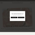 Win one of 5 x $100 gift cards from The Aromatherapy Co.