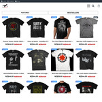 30% off All Official Band & Graphic T-Shirts + $6.50 Shipping ($0 with $100 Spend) @ Teerex