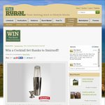 Win 1 of 2 Cocktail Sets (Boston Shaker, Boston Glass and a Jigger) from The Rural