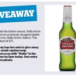 Win 1 of 2 Stella Artois Platters and Chalices from The Dominion Post