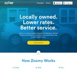 $10 off First Ride @ Zoomy (Referral)