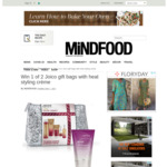 Win 1 of 2 Joico Gift Bags with Heat Styling Crème from Mindfood