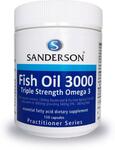 Sanderson Fish Oil 3000mg/150 Capsules $10.99 + Half Price Swisse Supplements @ Chemist Warehouse