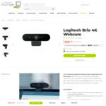 Logitech Brio 4K Webcam $229 + Shipping/CC @ Computer Lounge