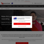 Earn Double Points or Status Credits on Eligible Flights (Requires Activation) @ Qantas