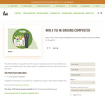 Win a Tui In-Ground Composter from Tui Garden