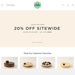 20% off Sitewide (Exclusions Apply) @ The Cheesecake Shop (Instore and Online)