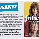 Win 1 of 6 Tickets to Julieta from The Dominion Post