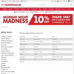 10% off at The Warehouse (05/12 - 8PM - 12AM Only)