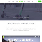2x $30 AUD Credits for Use on Lime Electric Scooters @ Lime Bike (Auckland, Christchurch)