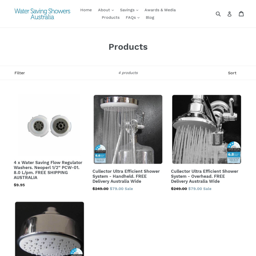 Buy 1 Get 1 Free Water Saving Overhead Shower Heads 19.95 AUD (19