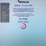 VPN.sh Special Offer - 150GB for £1/Year (NZ $2.30) or 1TB for £3/Year (NZ $6.90)